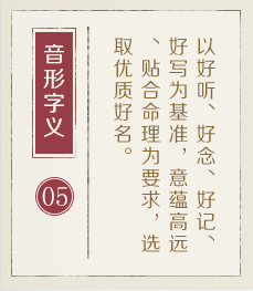给孩子起名字-起名流程五